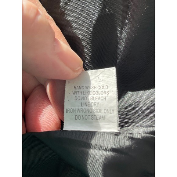 Joni B black crocodile print shiney‎ lined  jacket zippered pockets size PL - Picture 6 of 7